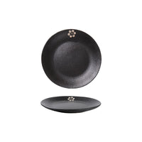 Antique Innovative Ceramic Black Flat Plate
