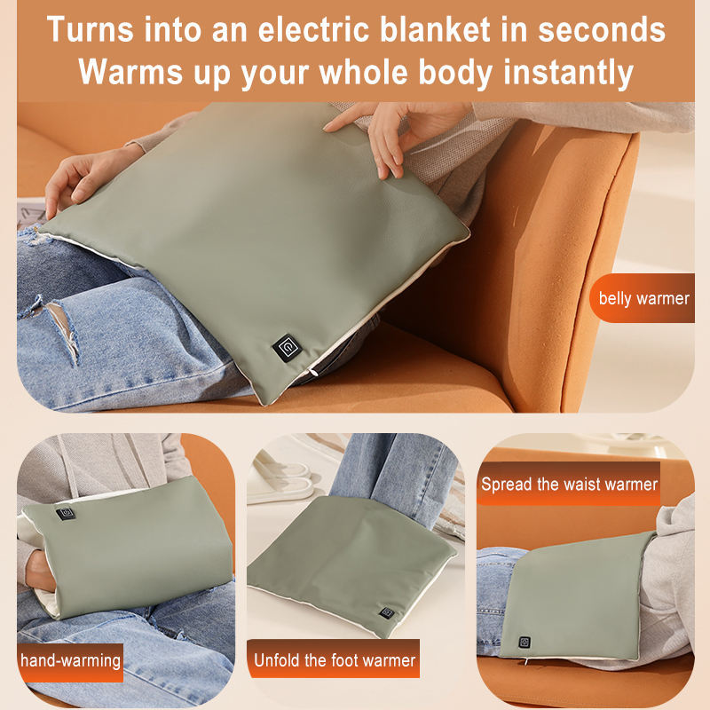 Portable Graphene Handwarmers Pouch Comfortable Electric Hand Warmer Heater Pad Adjustable 3 Temperature Setting Portable  Heating Hand Warmer Pouch Heated Hand Mitts