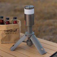 Portable Camping Lantern Multi-functional Outdoor Aluminum Alloy Retractable Bracket Long Endurance Ambience Light