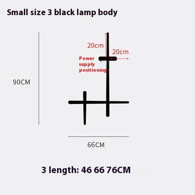 Simple Modern Living Room Bedroom Creative Wall Lamp